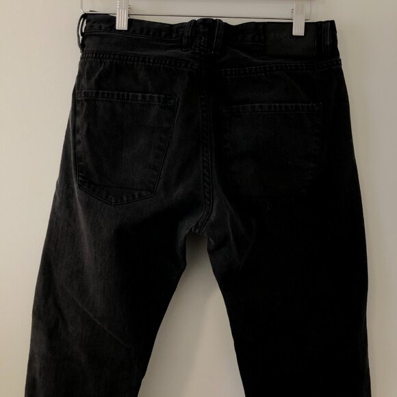 Duchamp London Black Cotton Jeans Straight Leg Size 29x30 - Picture 5 of 12